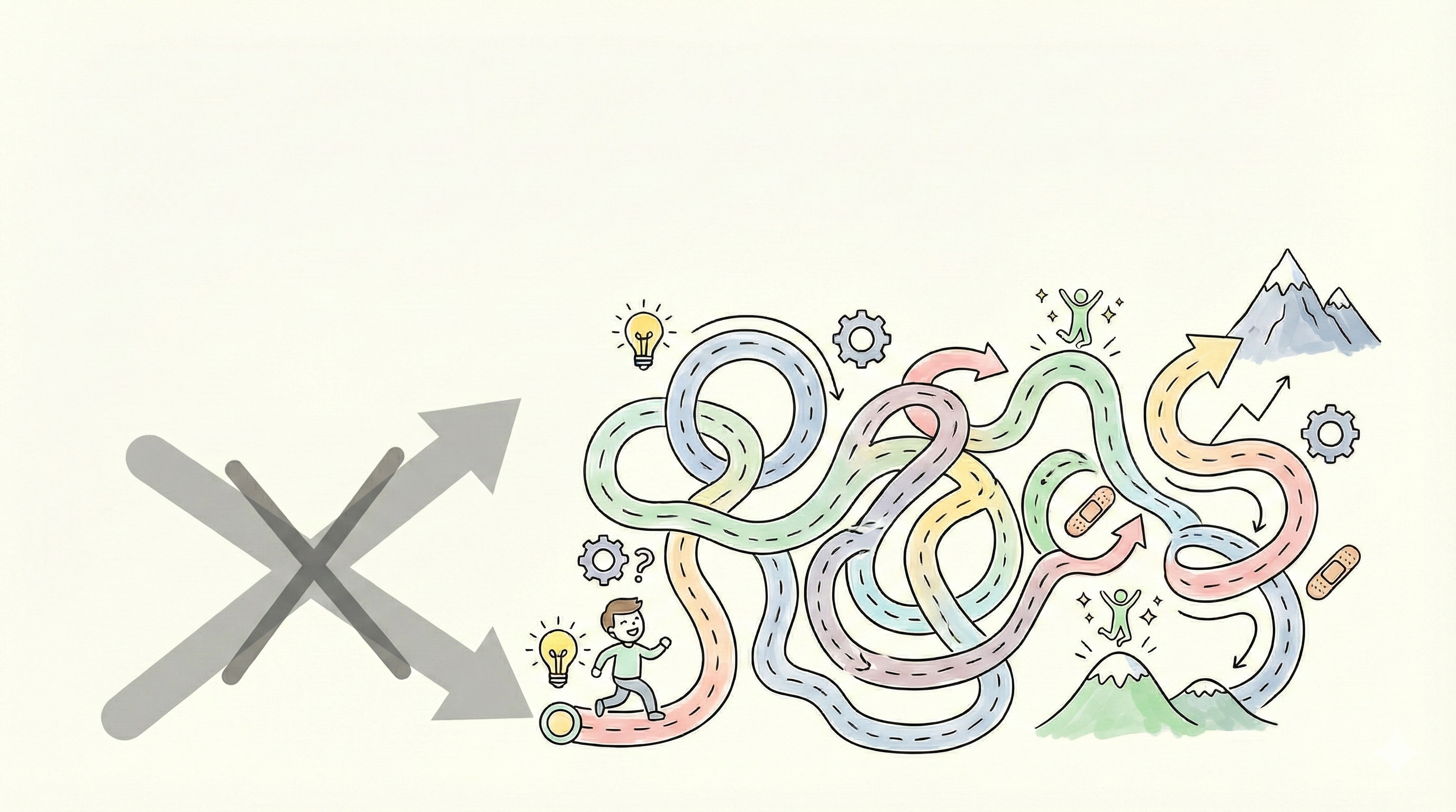 Our Learning Path is Not Linear: Understanding the Learning Journey