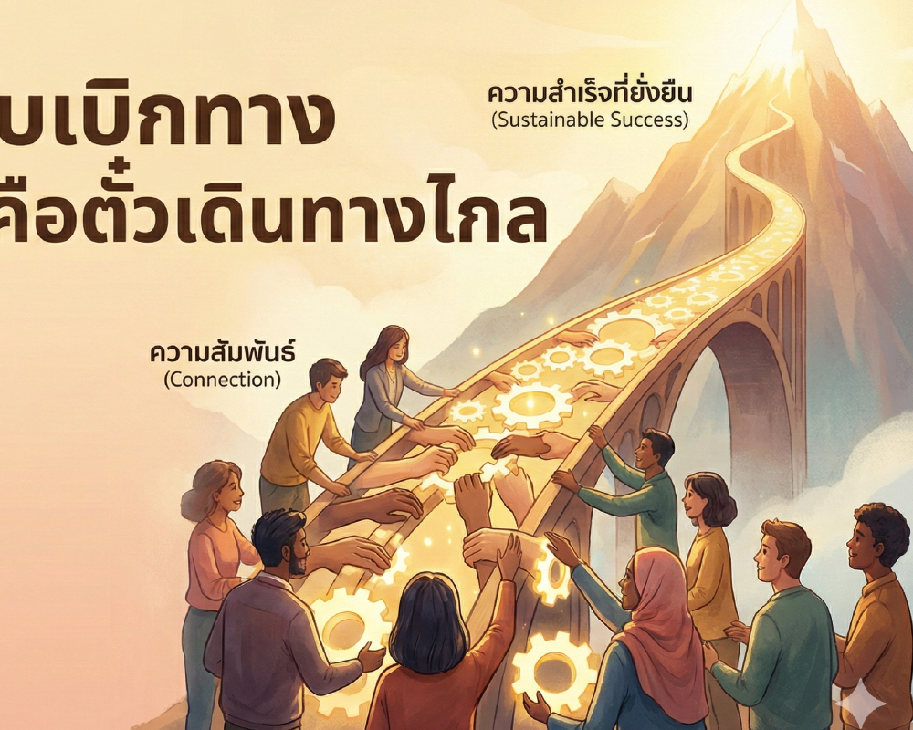 Featured image of post ความเก่งคือใบเบิกทาง ความสัมพันธ์คือตั๋วเดินทางไกล: สร้างความสำเร็จที่ยั่งยืนไปด้วยกัน